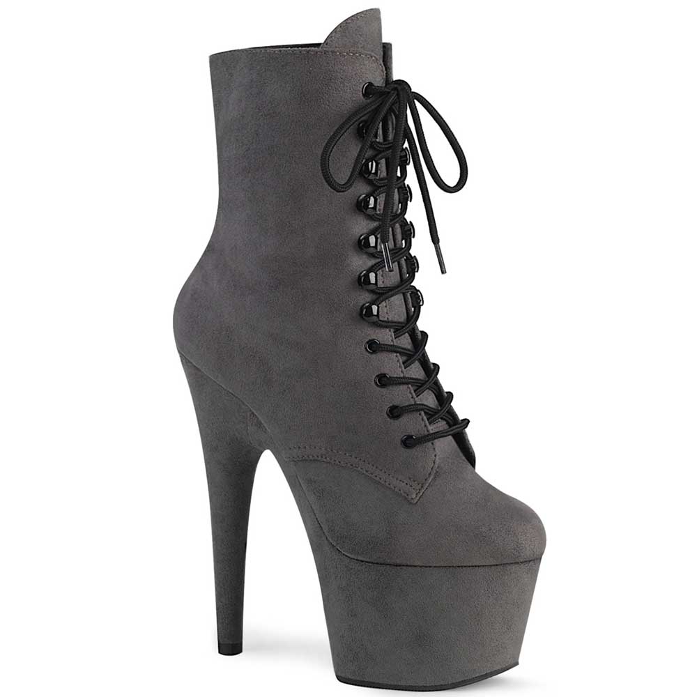 Pleaser - ADORE-1020FS Plattformstiefel, Poledance Schuhe - Pole dance schuhe - Grau